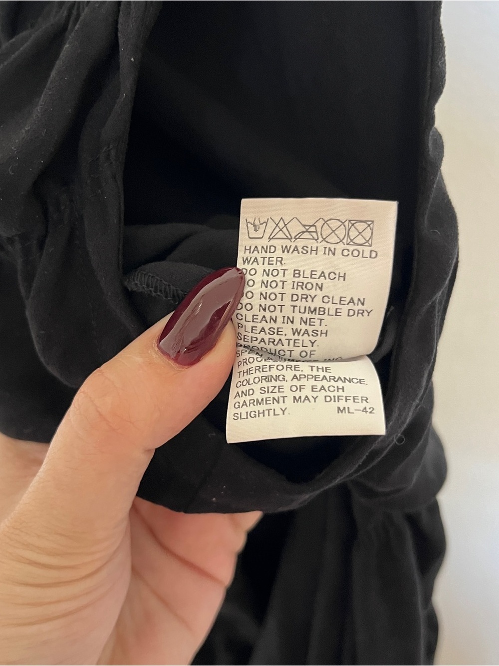 Issey Miyake Faux Suede Ruched Bubble Style Black Midi Dress Size 2 - Picture 5 of 7